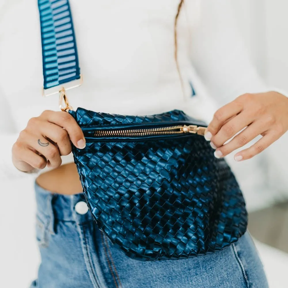 Westlyn Woven Bum Bag *NEW COLORS ADDED*: Checkered Brown