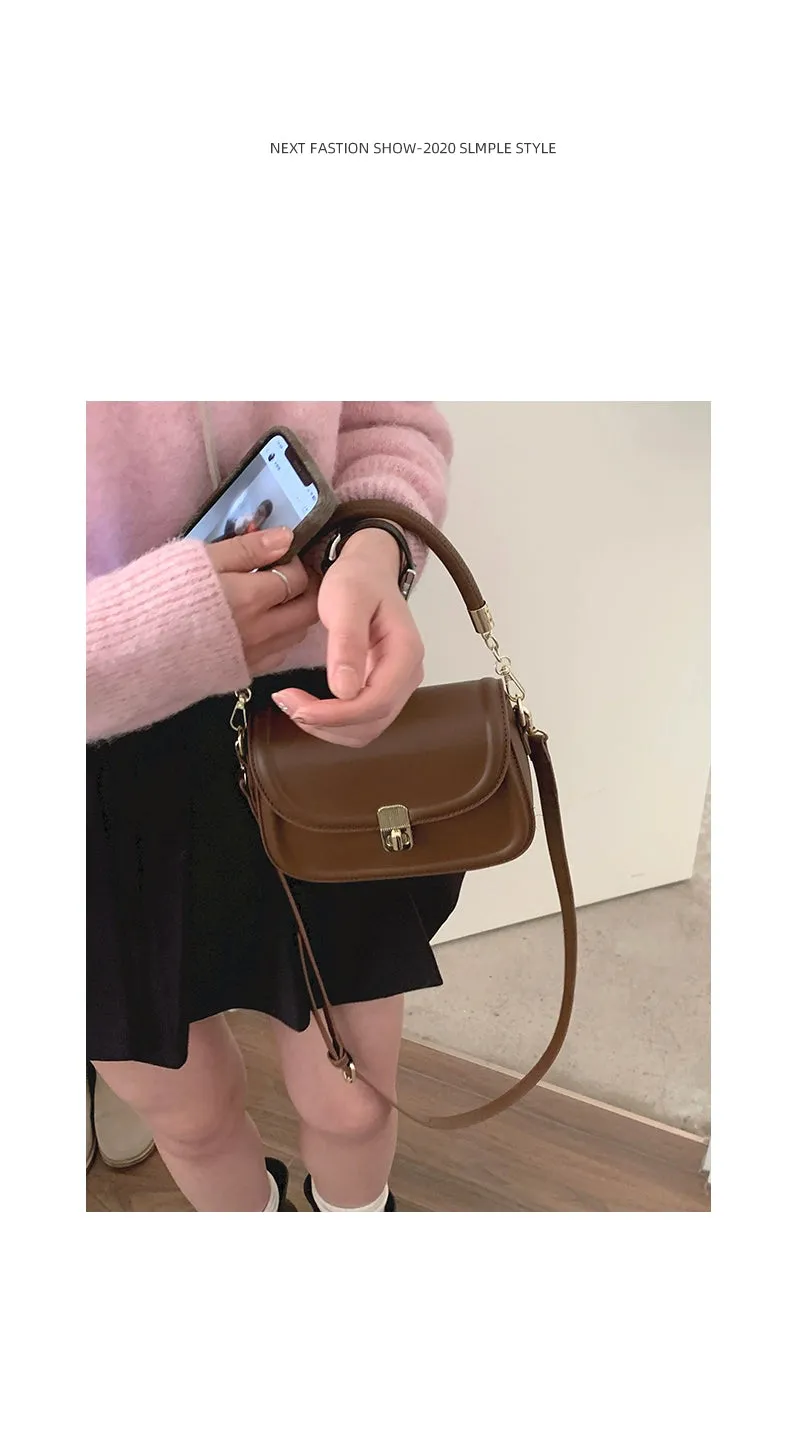Women's New Year Red Fashion Satchel Small Square Bag