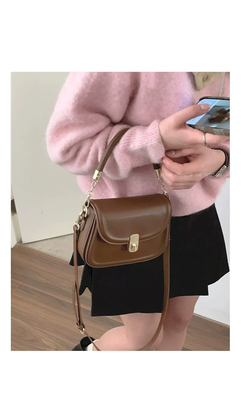 Women's New Year Red Fashion Satchel Small Square Bag