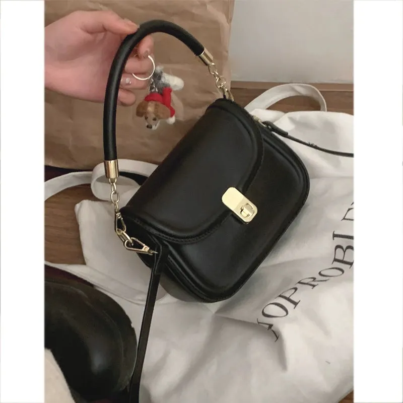 Women's New Year Red Fashion Satchel Small Square Bag