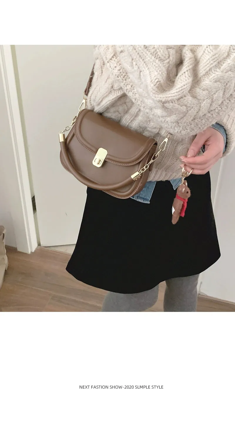 Women's New Year Red Fashion Satchel Small Square Bag