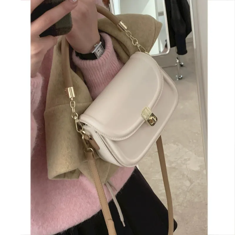 Women's New Year Red Fashion Satchel Small Square Bag