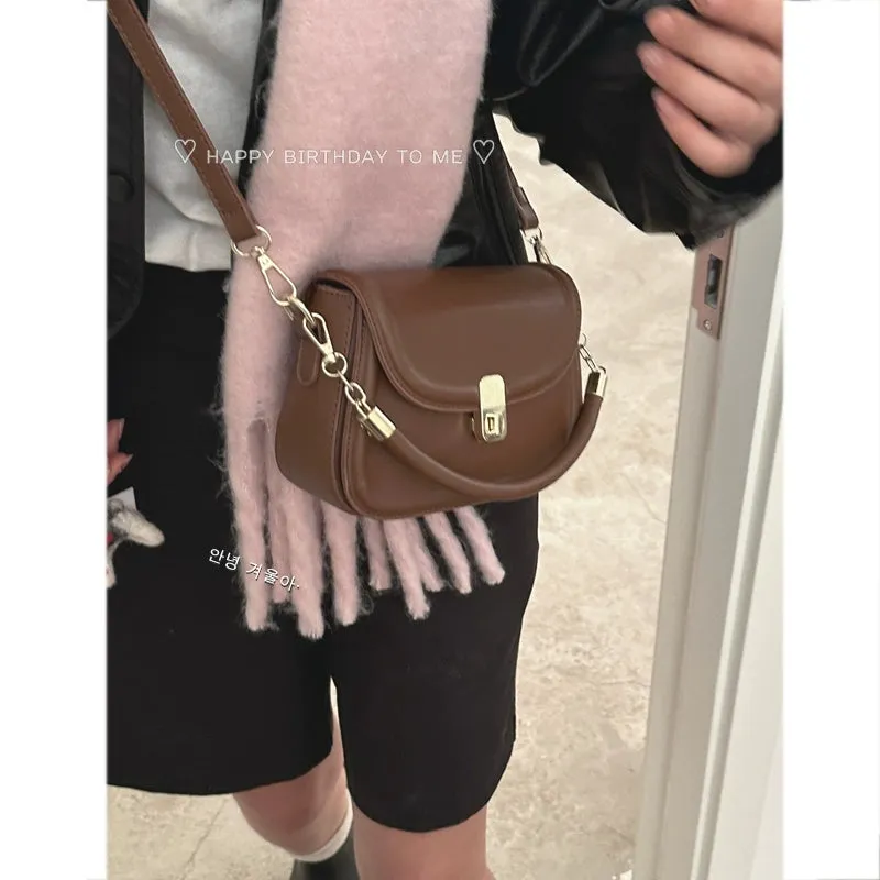 Women's New Year Red Fashion Satchel Small Square Bag