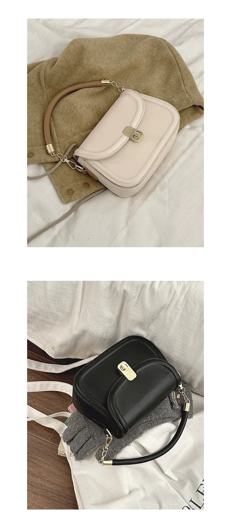 Women's New Year Red Fashion Satchel Small Square Bag